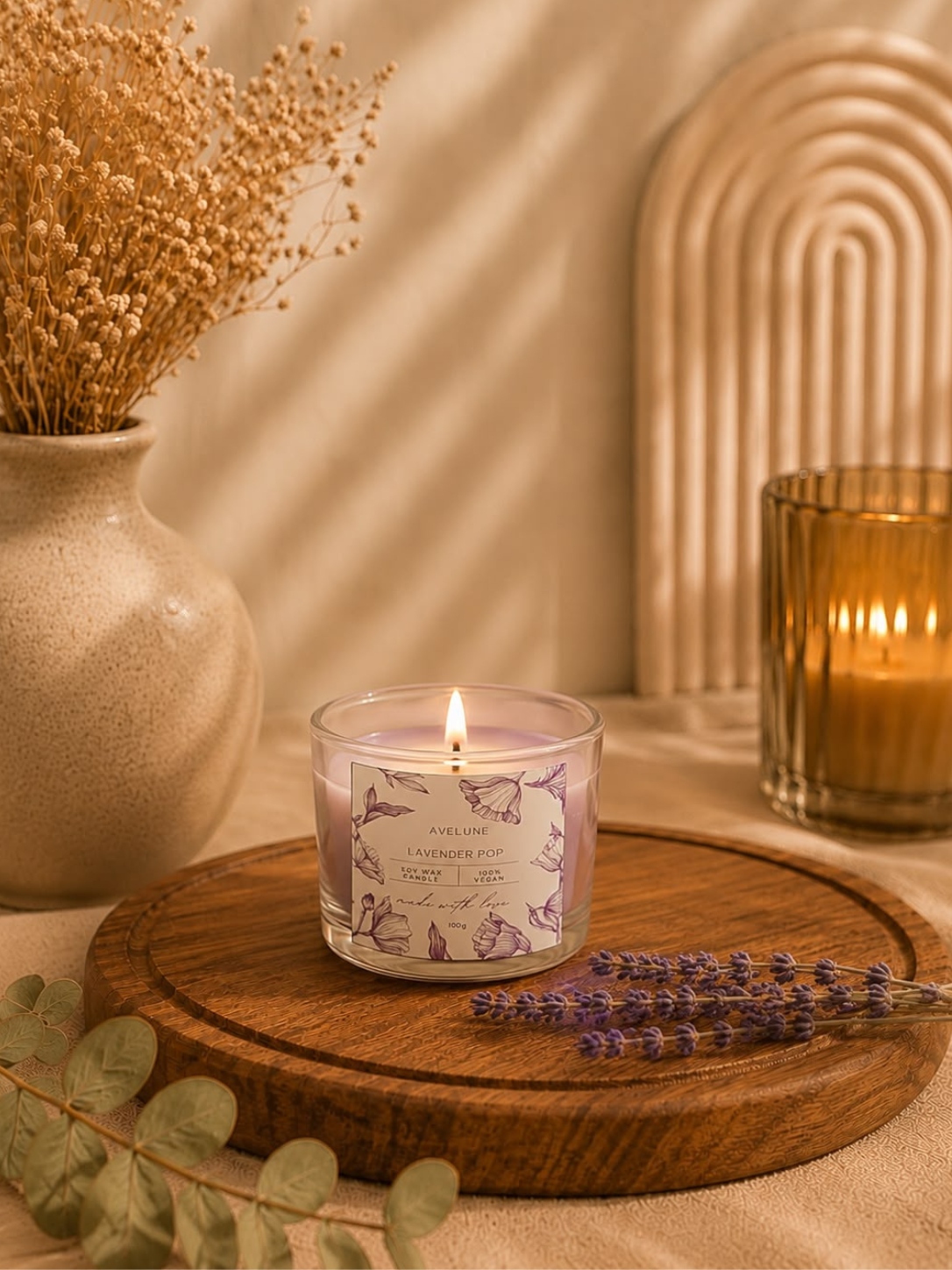 Vela Lavanda Pop